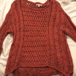 Knitted orange American Eagle sweater